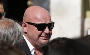 Philippe Bianchi, lors des funérailles de son fils, le 21 juillet 2015
