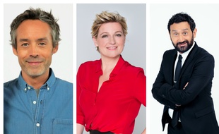 Yann Barthès, Anne-Elisabeth Lemoine et Cyril hanouna.