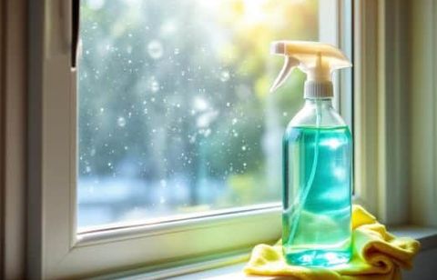 Des vitres sans traces pour longtemps grâce à ce mélange simple et économique que peu de gens utilisent