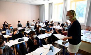 Une classe de lycée à Rennes (image d'illustration).