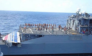 Des pièces importantes de l'avion, comme la dérive et une pointe de l'aile ont d'ores et déjà été retrouvées.
