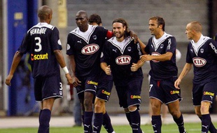Bordeaux remporte le trophée des champions face à Guingamp, le 25 juillet 2009 à Montréal.