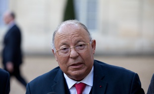 Le président du Conseil français du culte musulman, Dalil Boubakeur, le 24 février 2015 à Paris.