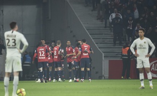 Le PSG a lourdement perdu à Lille (5-1), en Ligue 1, le 14 avril 2019.
