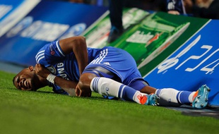 Samuel Eto'o lors du match entre Chelsea et Galatasaray le 18 mars 2014.