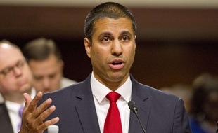 Ajit Pai, président de la FCC, le 19 juin 2017 à Washington, Etats-Unis.
