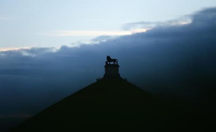 La Butte du Lion à Waterloo en Belgique, le 17 juin 2015