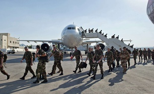 Des militaires français à l'aéroport d'Amman en 2012 (illustration).
