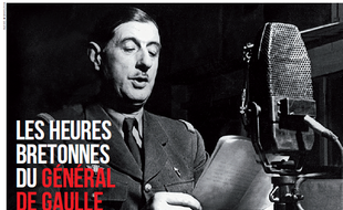 Général de Gaulle, Juin 1940 (double page du magazine Bretons)