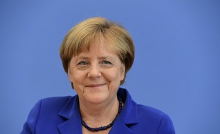 La chancelière allemande Angela Merkel, lors d'une conférence de presse à Berlin, le 28 juillet 2016