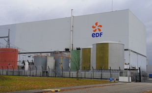 Centrale nucléaire de Fessenheim. Le 20 11 2008