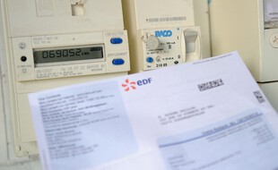 Une facture électrique. (illustration)
