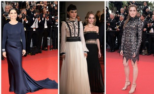 Juliette Binoche en Armani Privé, Soko et Lily-Rose Deep en Chanel, Maud Wyler en Julien Fournié.