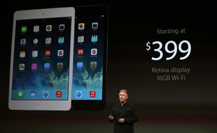 Keynote d'Apple le 22 octobre 2013.