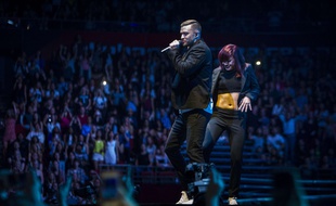 Justin Timberlake en concert à Sydney (Australie) en 2014.