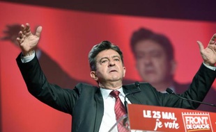 Jean-Luc Mélenchon, coprésident du Parti de Gauche, en mai 2014 à Toulouse lors de la campagne des élections européennes