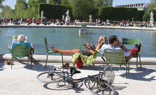 Le soleil de retour à Paris.