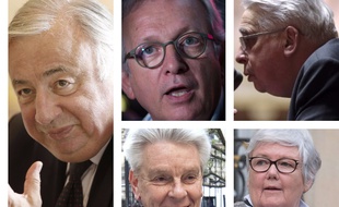 Cinq sénateurs à suivre pour les élections sénatoriales du 24 septembre 2017. Collage Sipa/20 Minutes