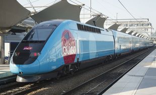 Le train TGV Ouigo en gare de Lyon à Paris (image d'illustration).