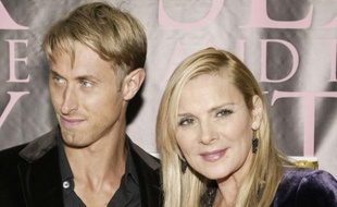 Le chef Alan Wyse et l'actrice Kim Cattrall lors du lancement du DVD "Sex and the City: The Movie" à New York, le 18 septembre 2008.