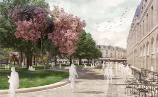 La place va être réaménagée par la Ville à partir de 2018.
