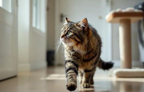 Votre chat passe son temps à aller et venir dans la maison ? Ce comportement révèle souvent un problème de fond, voici comment réagir