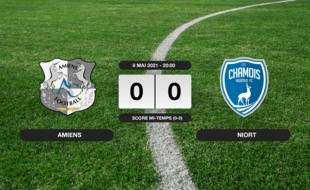 Ligue 2, 37ème journée: Match nul entre Amiens et Niort (0-0)