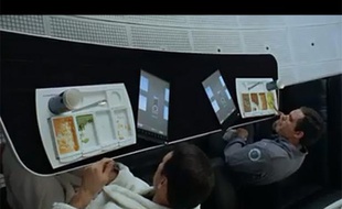 Extrait du film de Stanley Kubrick «2001, L'Odyssée de l'espace», sorti en 1968.