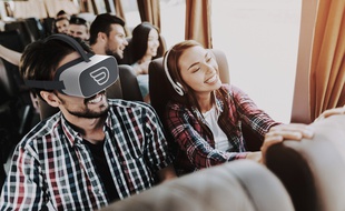 Le service FlixVR actuellement en test sur certains FlixBus.