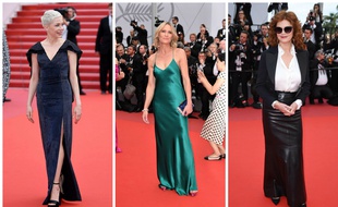 Michelle Williams en Vuitton, Robin Wright parée par Cartier et Susan Sarandon en Chanel.