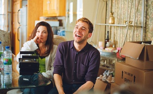 Anne Dorval et Xavier Dolan sur le tournage de «Mommy».