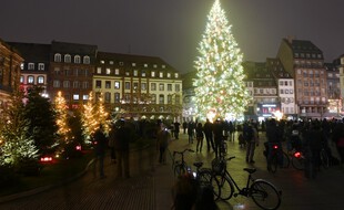 Le centre-ville de Strasbourg, le 27 novembre 2020.