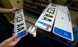 Les nouvelles plaques d'immatriculation en Haute-Garonne.