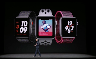 L'Apple Watch Series 3 sera disponible le 19 septembre.