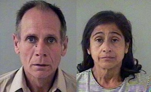 Phillip et nancy Garrido, suspectés d'avoir enlevé et séquestré Jaycee Lee Dugard pendant 18 ans, ont été arrêtés en Californie, le 27 août 2009.