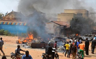 Manifestation contre Charlie Hebdo à Niamey, le 17 janvier 2015