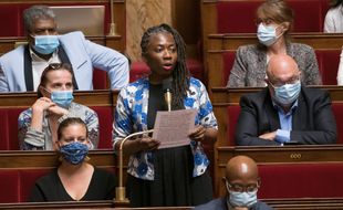 La députée Danièle Obono à l'Assemblée nationale en juillet 2020