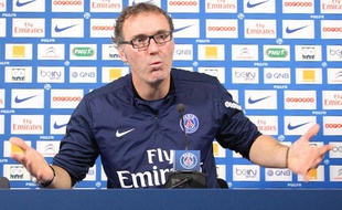 Laurent Blanc, l'entraîneur du PSG, le 4 novembre 2013 au Parc des Princes.