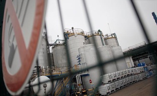 L'usine Lubrizol, près de Rouen, à l'origine d'une fuite de gaz odorante le 22 janvier 2013.