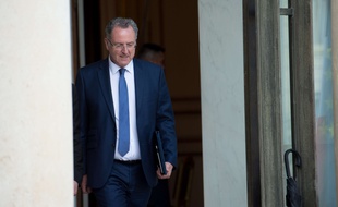 Richard Ferrand, à la sortie du Conseil des ministres, le 31 mai 2017.