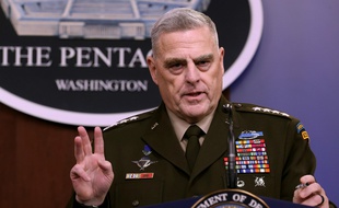 Le chef d'Etat-major de l'armée américaine Mark Milley, le 28 octobre 2019 à Airlington.