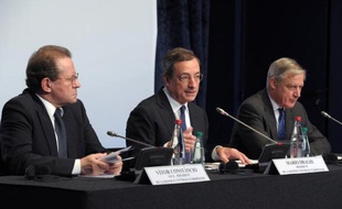 Les appels indirects aux Etats-Unis pour que Washington sorte de l'impasse budgétaire se sont multipliés mercredi en Europe, avec ceux du président de la BCE Mario Draghi et du ministre français de l'Economie Pierre Moscovici.