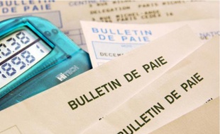 Bulletin de paie, image d'illustration.