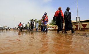 Des inondations à Khartoum au Soudan, le 6 septembre 2021 (illustration).