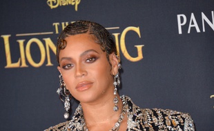 La chanteuse Beyoncé à l'avant-première du Roi Lion à Los Angeles