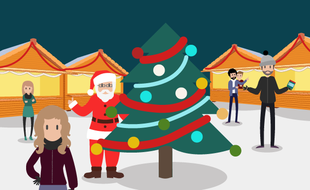 Illustration Marchés de Noël