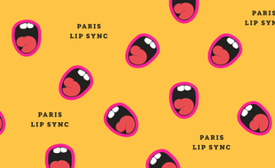 Affiche du concours de playback le Paris Lip Sync