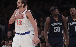 Joakim Noah, le 30 octobre 2016 au Madison Square Garden.