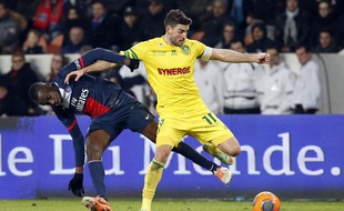 Blaise Matuidi (à gauche), face à Nantes, le 19 janvier 2014