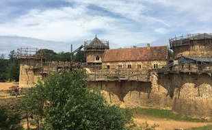Le chantier de Guédelon le 9 juin 2019
